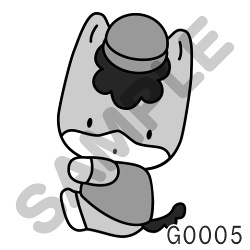 12 帽子・グレー-G0005