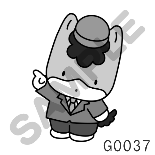 12 帽子・グレー-G0037