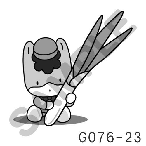 12 帽子・グレー-G076-23