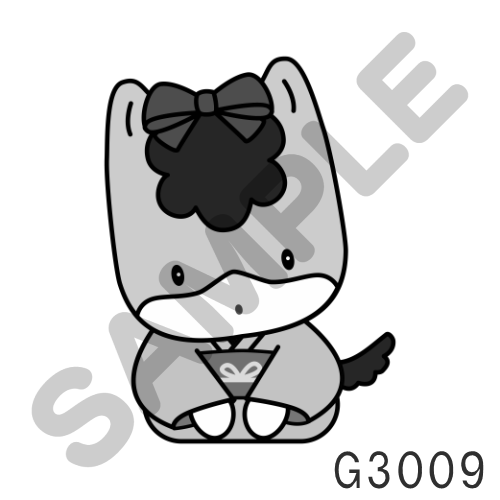 14 リボン・グレー-G3009