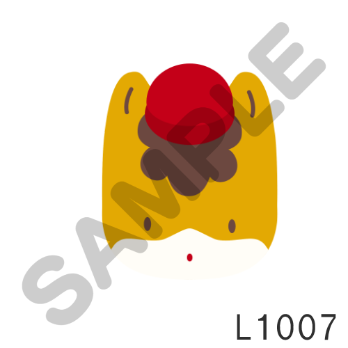 05 赤帽子・フチなし-L1007