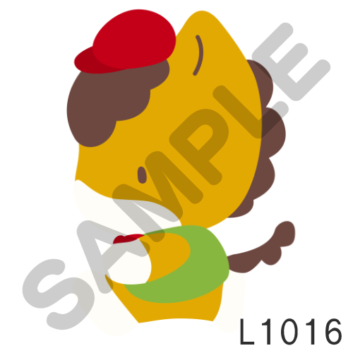 05 赤帽子・フチなし-L1016