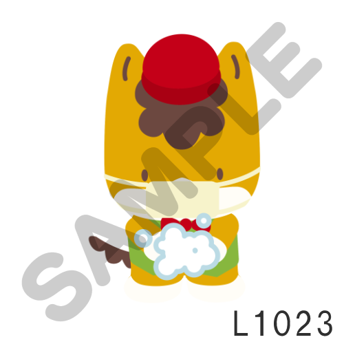 05 赤帽子・フチなし-L1023