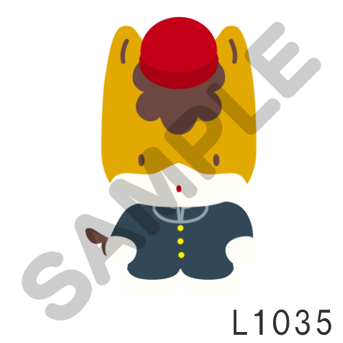 05 赤帽子・フチなし-L1035