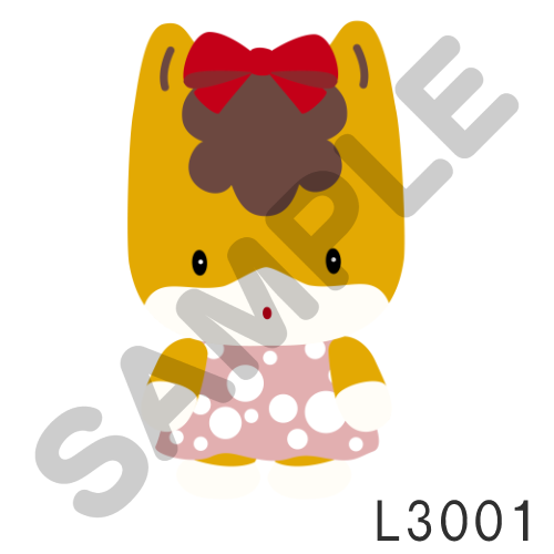 08 リボン・フチなし-L3001