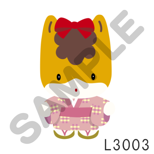 08 リボン・フチなし-L3003