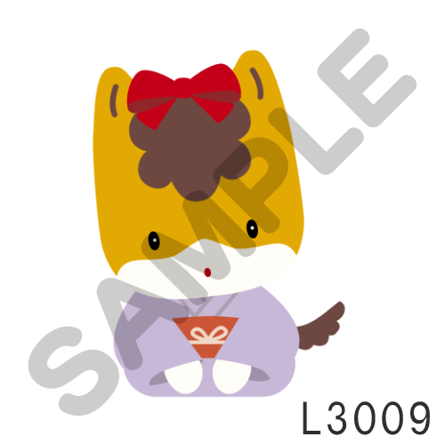 08 リボン・フチなし-L3009