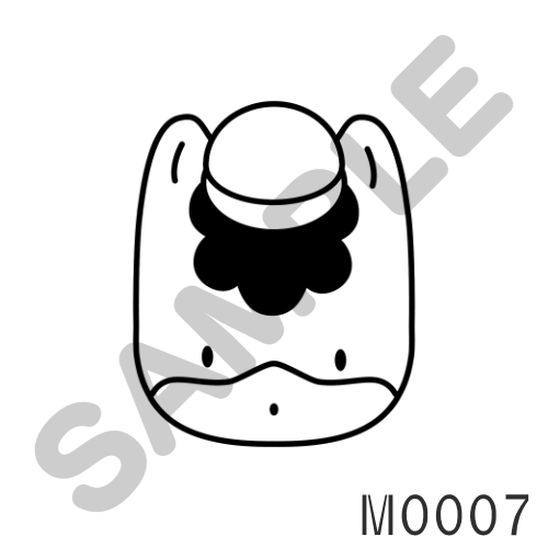 09 キャップ・モノトーン-M0007