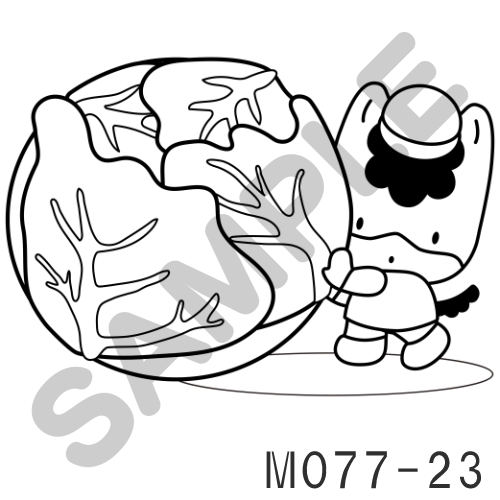 09 キャップ・モノトーン-M077-23