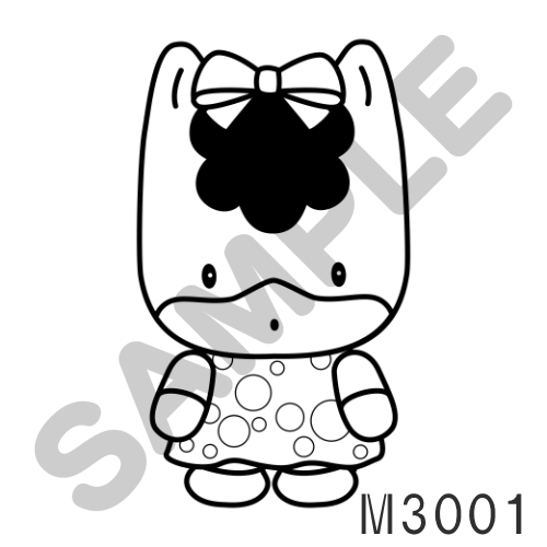 11 リボン・モノトーン-M3001