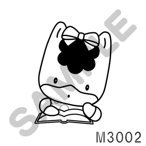 11 リボン・モノトーン-M3002