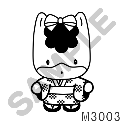 11 リボン・モノトーン-M3003