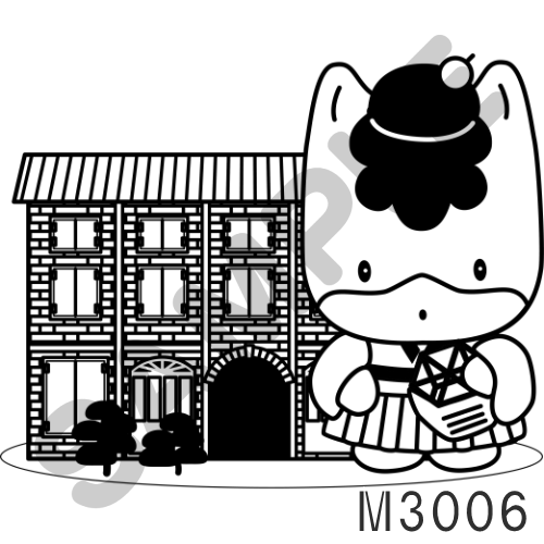 11 リボン・モノトーン-M3006